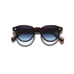   MOSCOT MAYDELA SUN Burgundy / Denim Blue